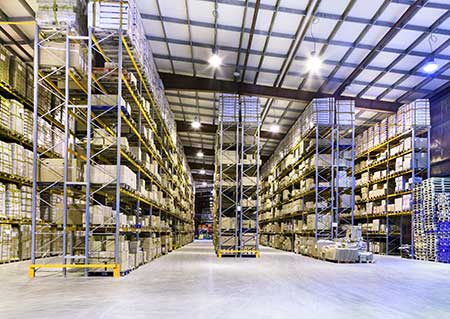 A warehouse facility, similar to the type built in Frederickson, Washington