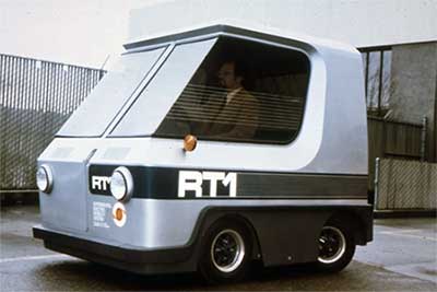 The RT1, a concept all-electric urban transport, 1968